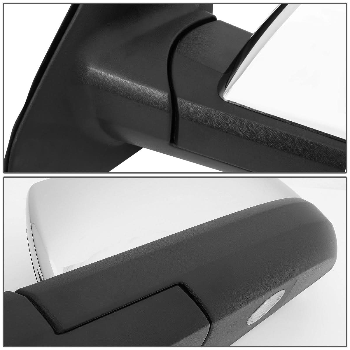 07-16 Toyota Tundra Powered Heated Side Mirror - Chrome Left