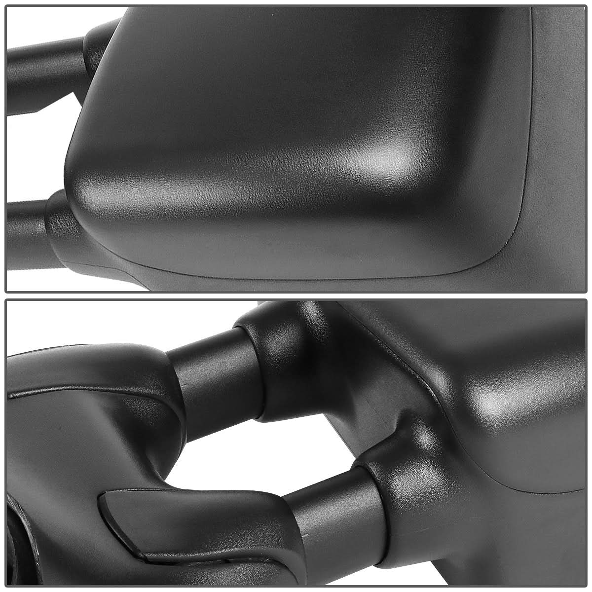 04-13 Nissan Titan Manual Side Mirror - Left Black