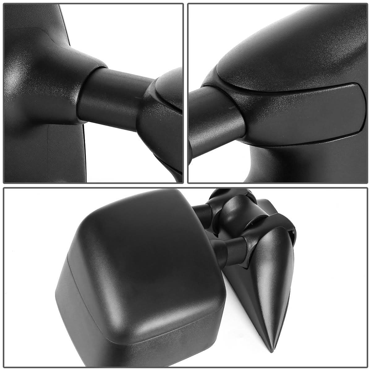 2005-2015 Nissan Frontier Manual Side Mirror - Left Black