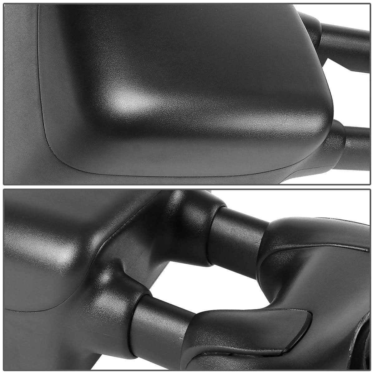 2005-2015 Nissan Frontier Manual Side Mirror - Right Black