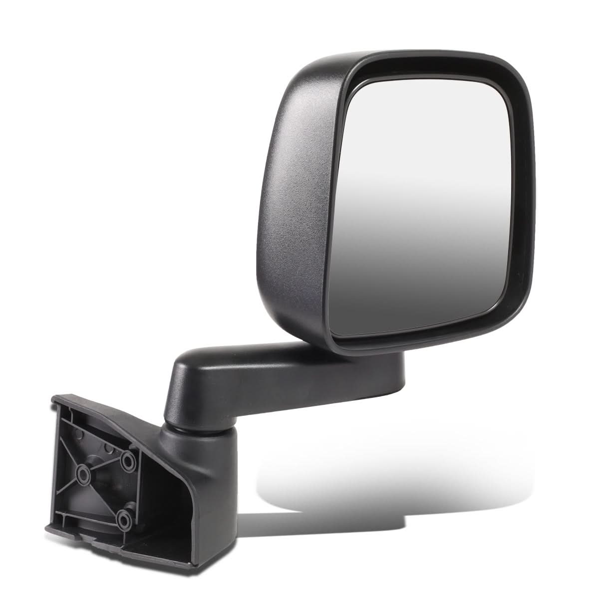 2003-2006 Jeep Wrangler Manual Side Mirror Right Black