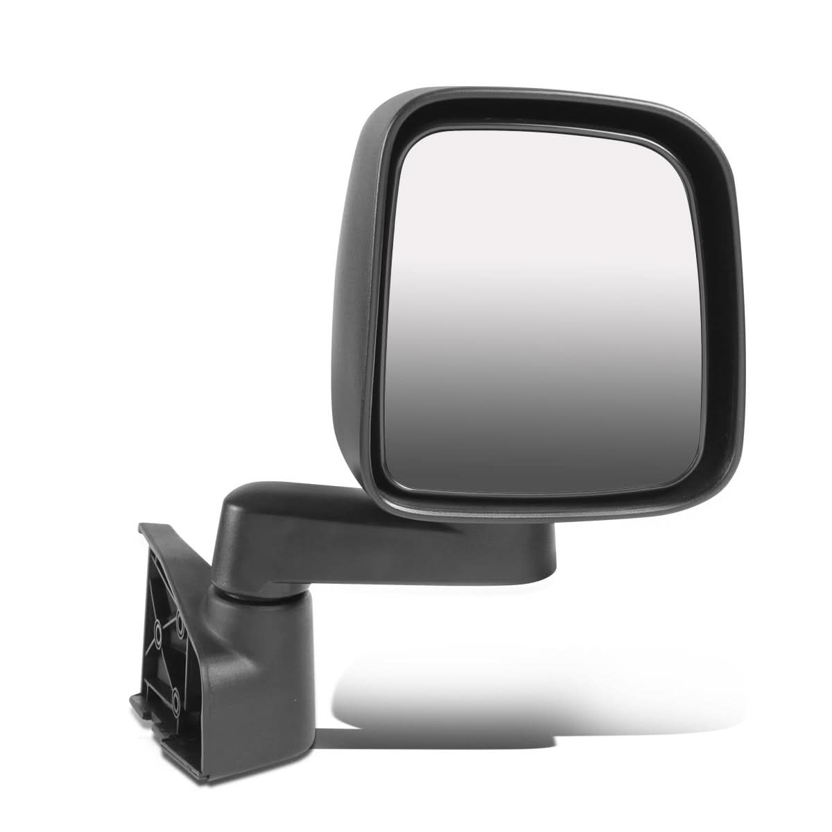 2003-2006 Jeep Wrangler Manual Side Mirror Right Black