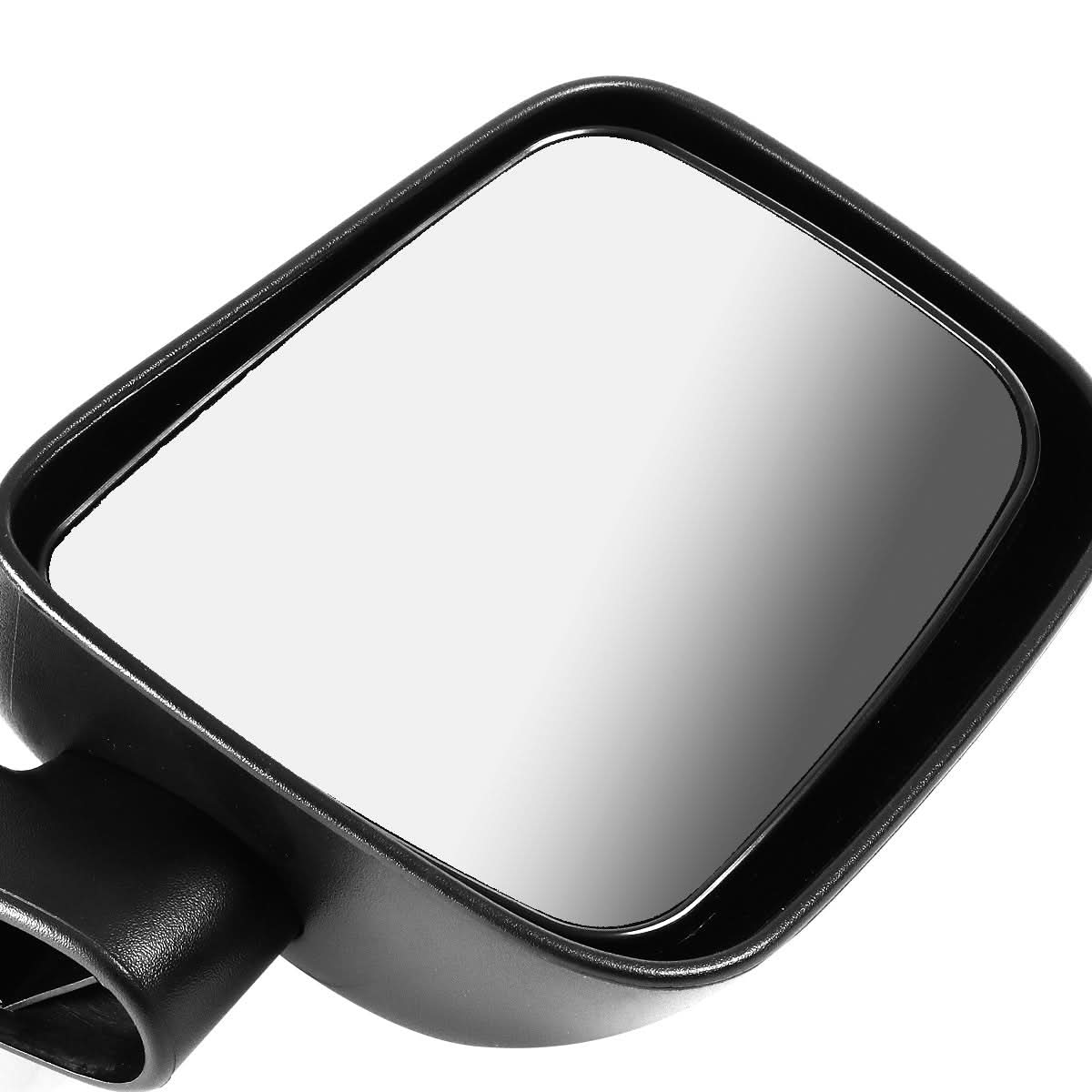 2003-2006 Jeep Wrangler Manual Side Mirror Right Black
