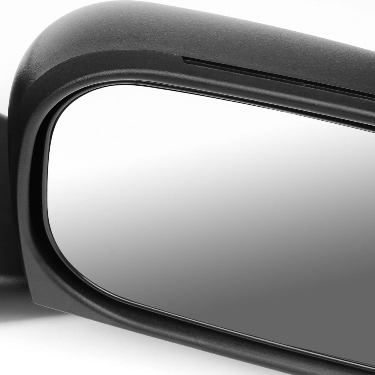 04-09 Dodge Durango Manual Side Mirror Right Black