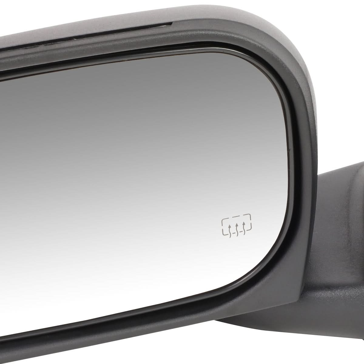 2005-2011 Dodge Dakota Powered Heated Side Mirror Left Black