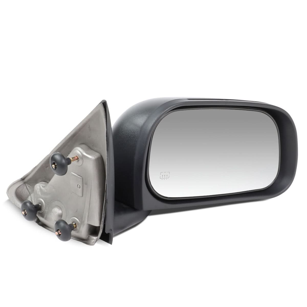 05-11 Dodge Dakota Powered Heated Side Mirror Right Black