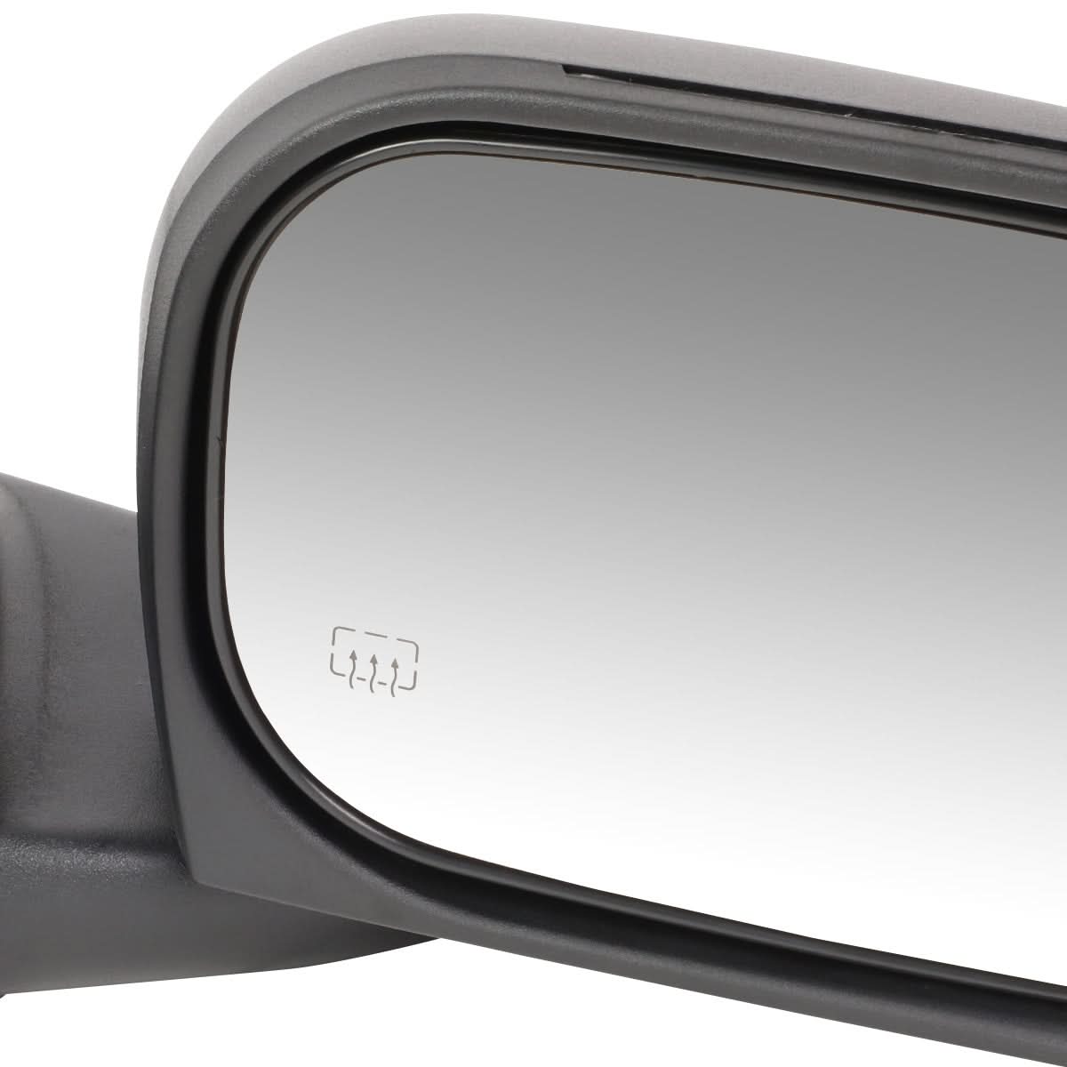 05-11 Dodge Dakota Powered Heated Side Mirror Right Black
