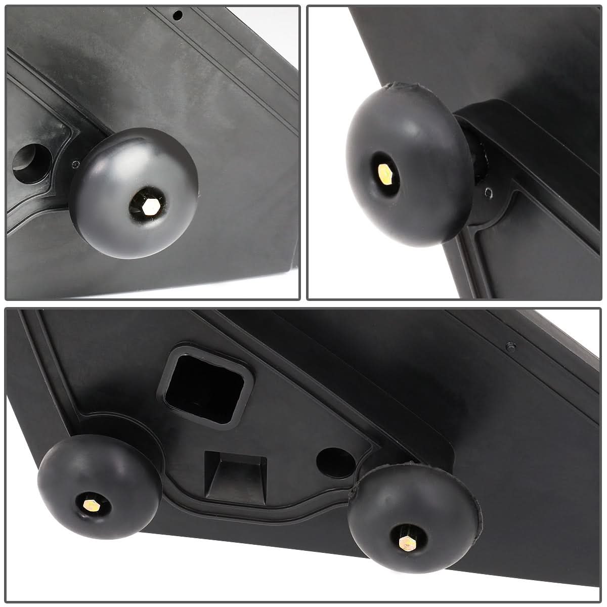 2006-2010 Hyundai Sonata Manual Side Mirror - Left Black