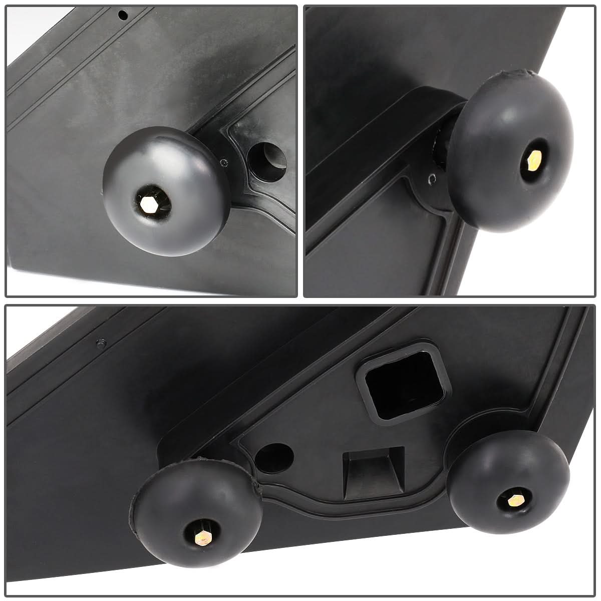 06-10 Hyundai Sonata Manual Side Mirror - Right - Black