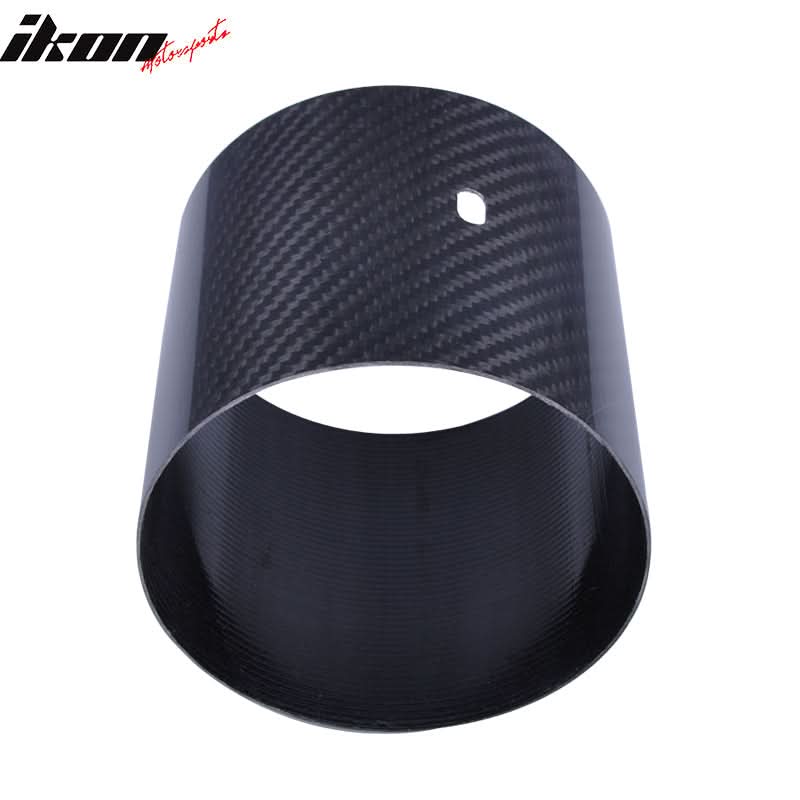 Universal Fitment 4Inch N1 Style Rear Muffler Exhaust Tip Carbon Fiber