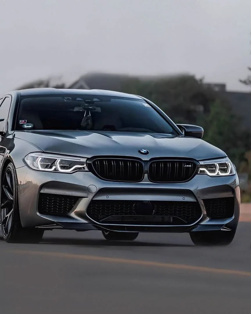 BMW 5 Series F90 M5 Sedan R Style Carbon Fiber Front Lip (2018 - 2020)