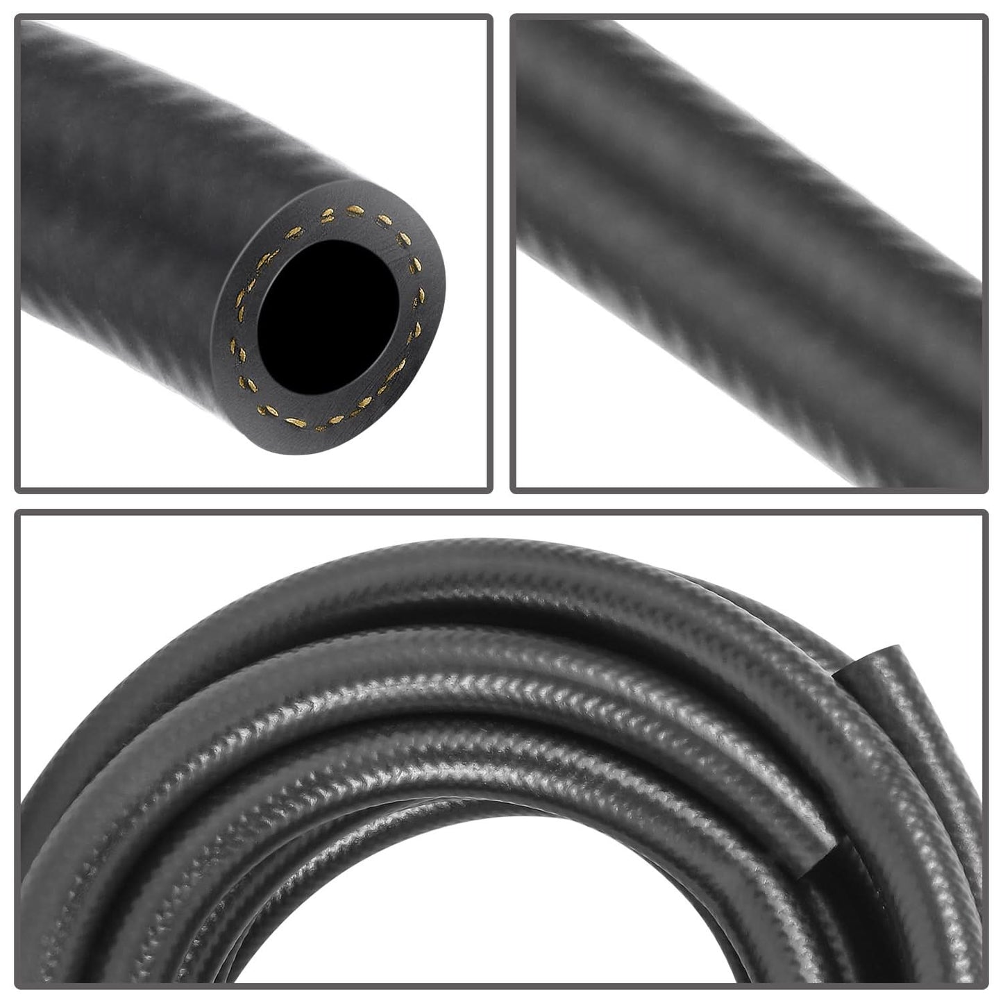 5/8 Inch NBR Fuel Line Hose 10 Foot Length