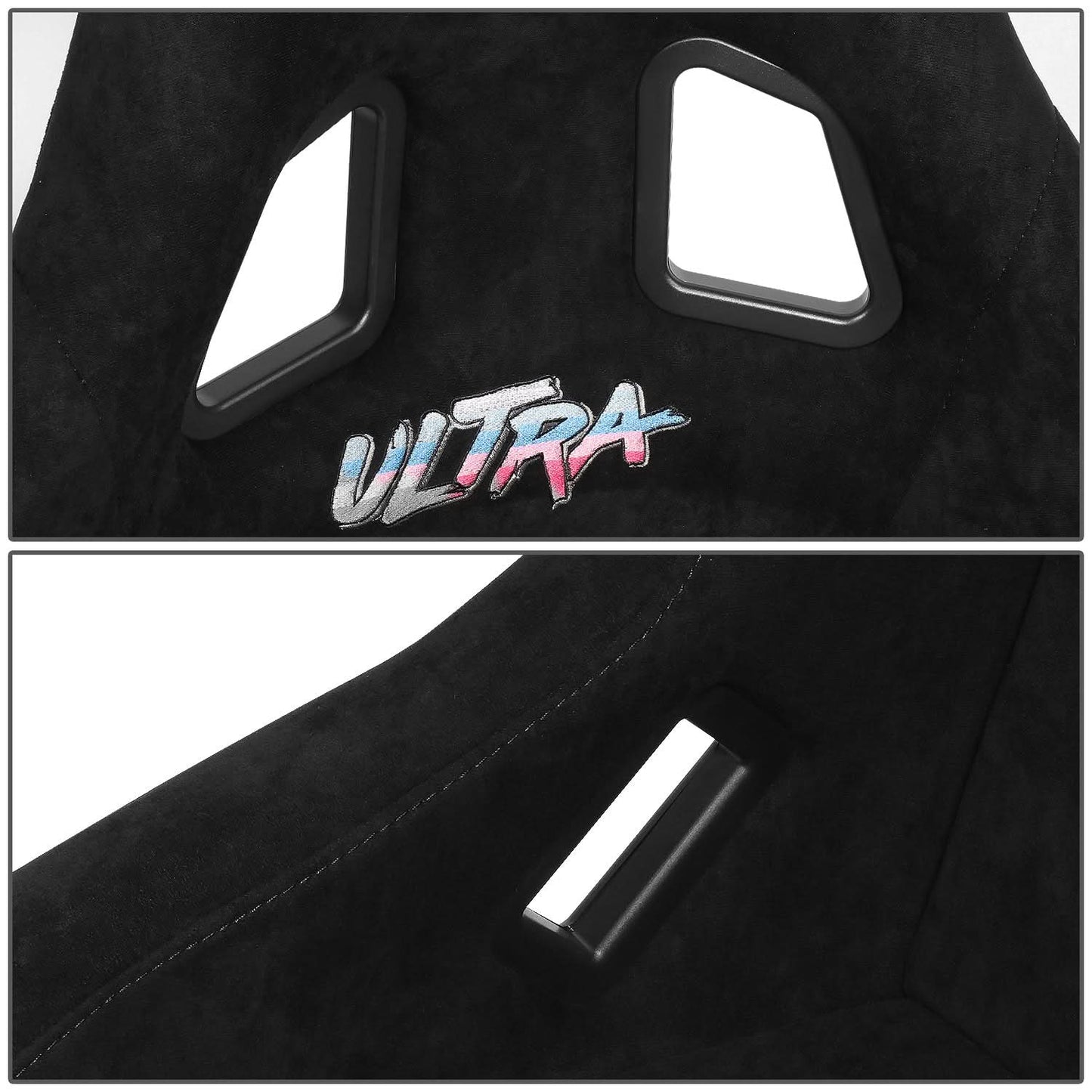 Prisma Ultra Style Fixed Back Bucket Racing Seat - FRP