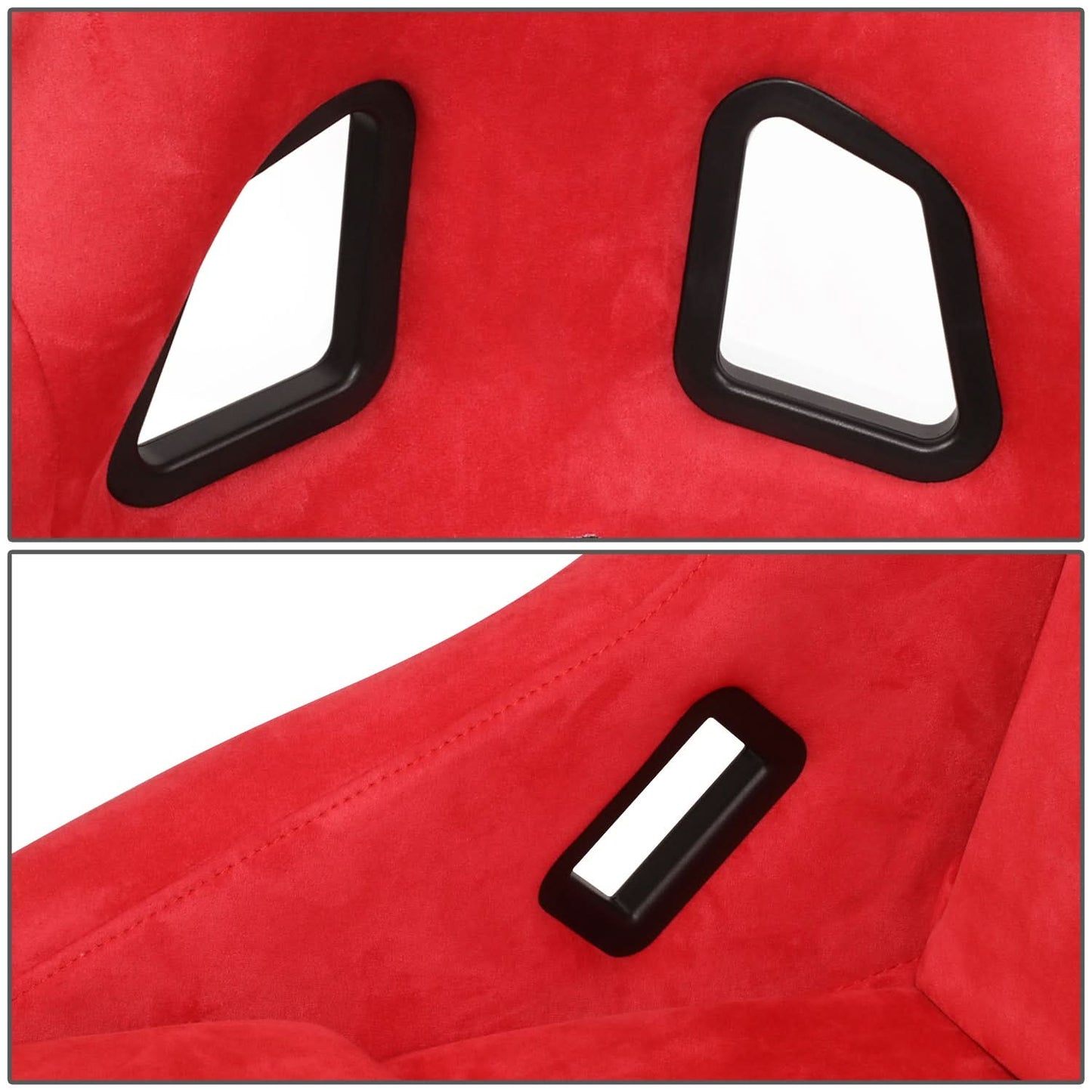 Prisma Ultra Style Fixed Back Bucket Racing Seat - FRP