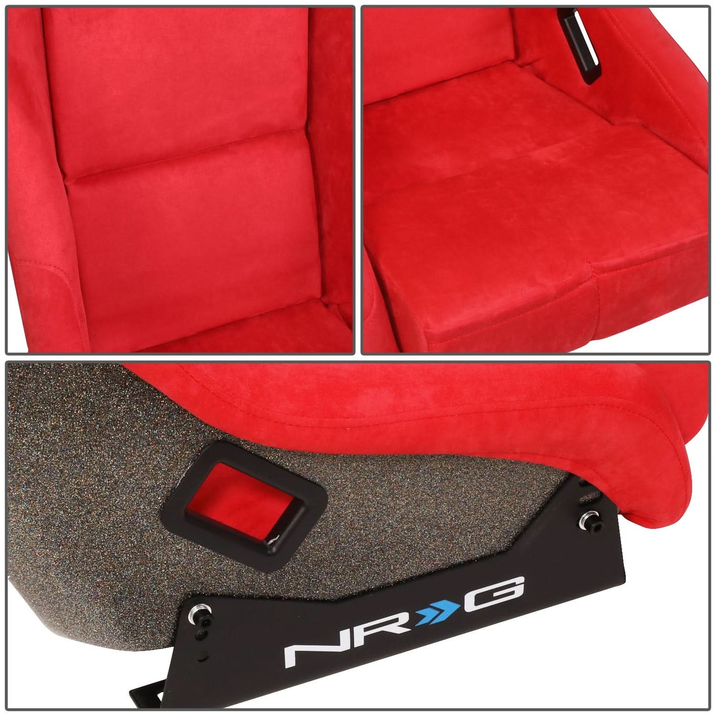 Prisma Ultra Style Fixed Back Bucket Racing Seat - FRP
