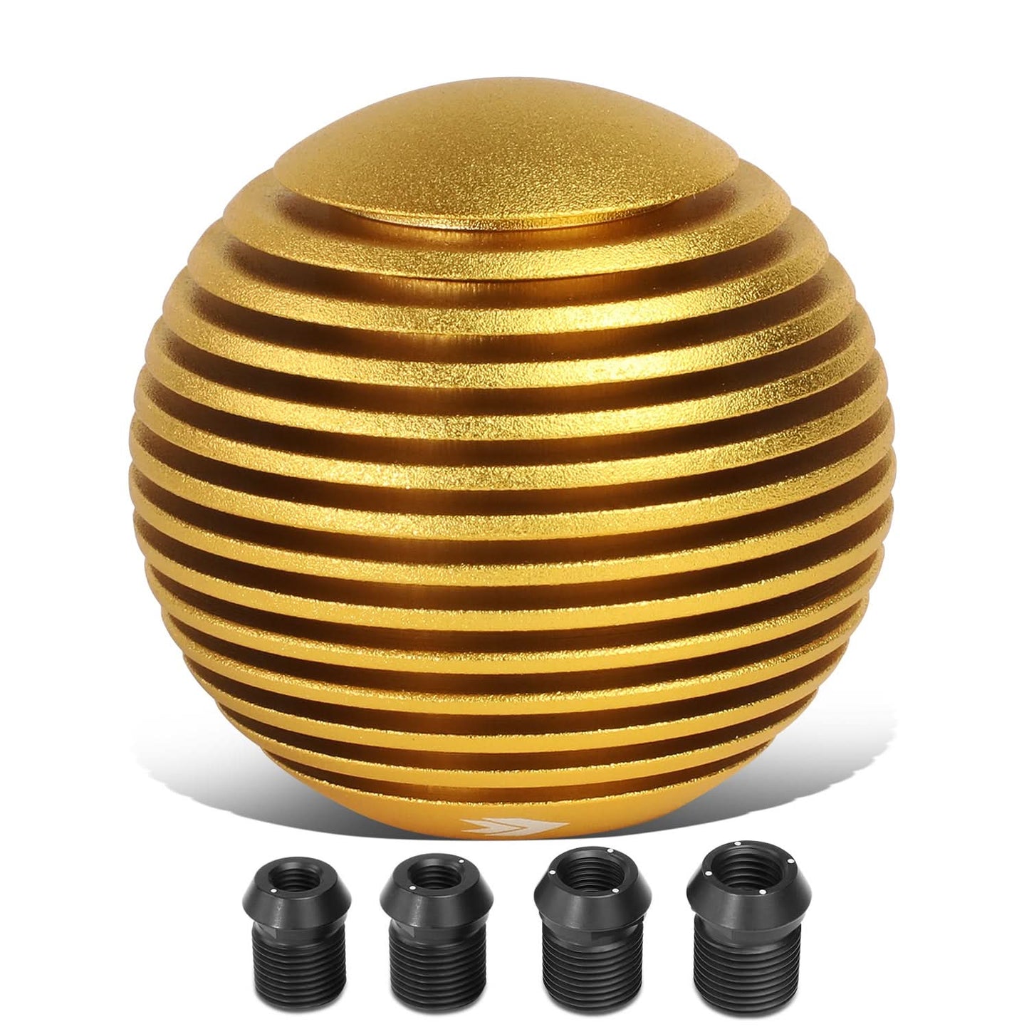 Heatsink Style Ball Shift Knob - 50MM - Gold