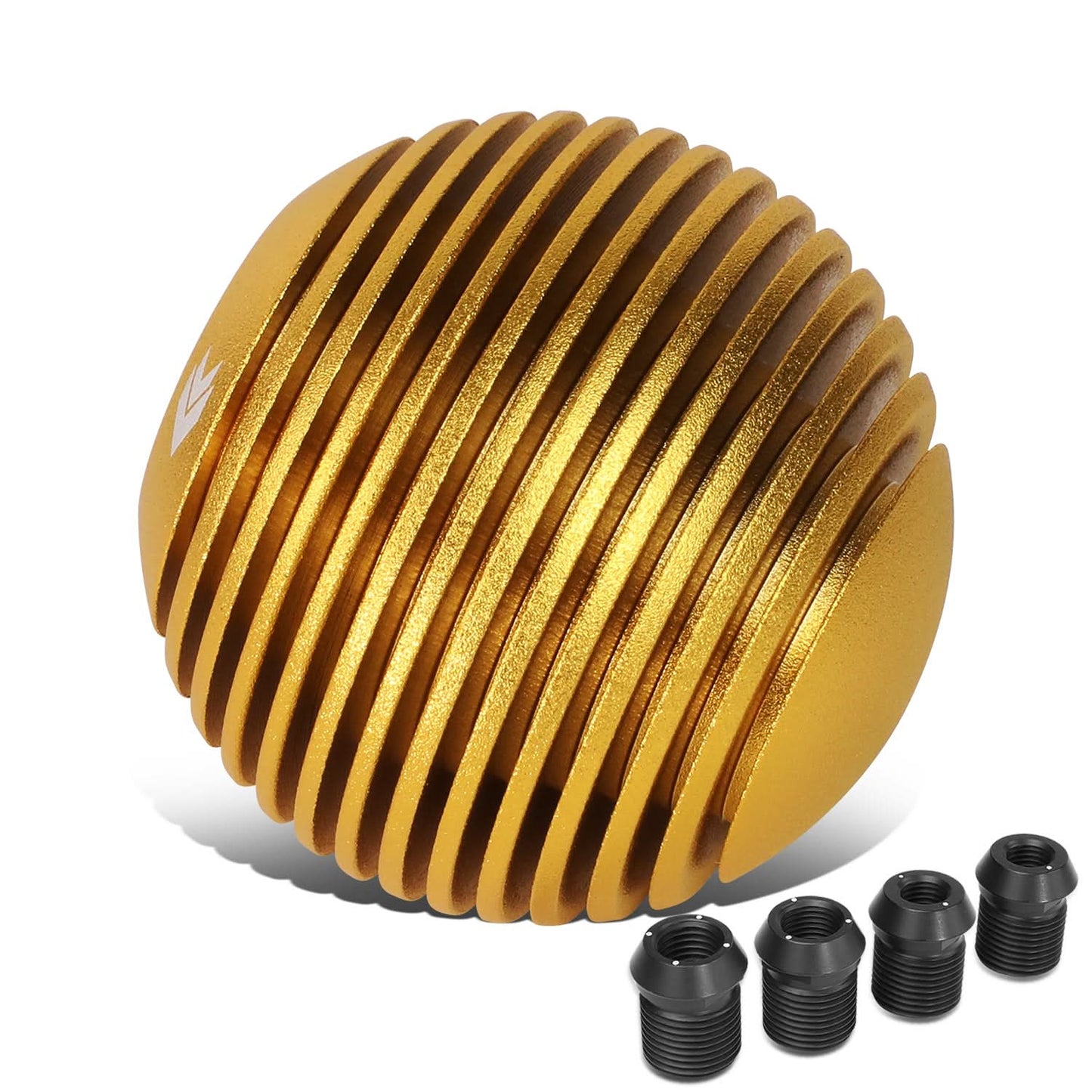 Heatsink Style Ball Shift Knob - 50MM - Gold