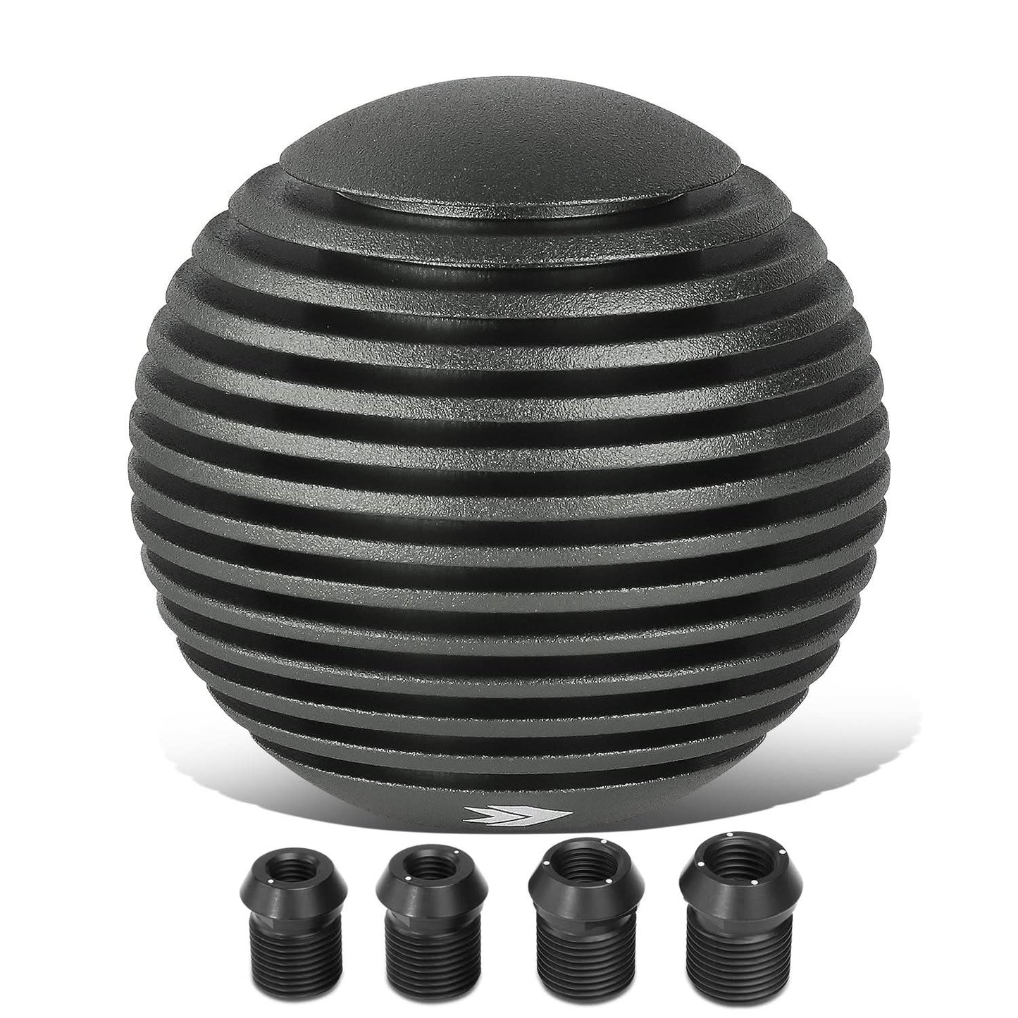 Heatsink Style Ball Shift Knob - 50MM - Gunmetal