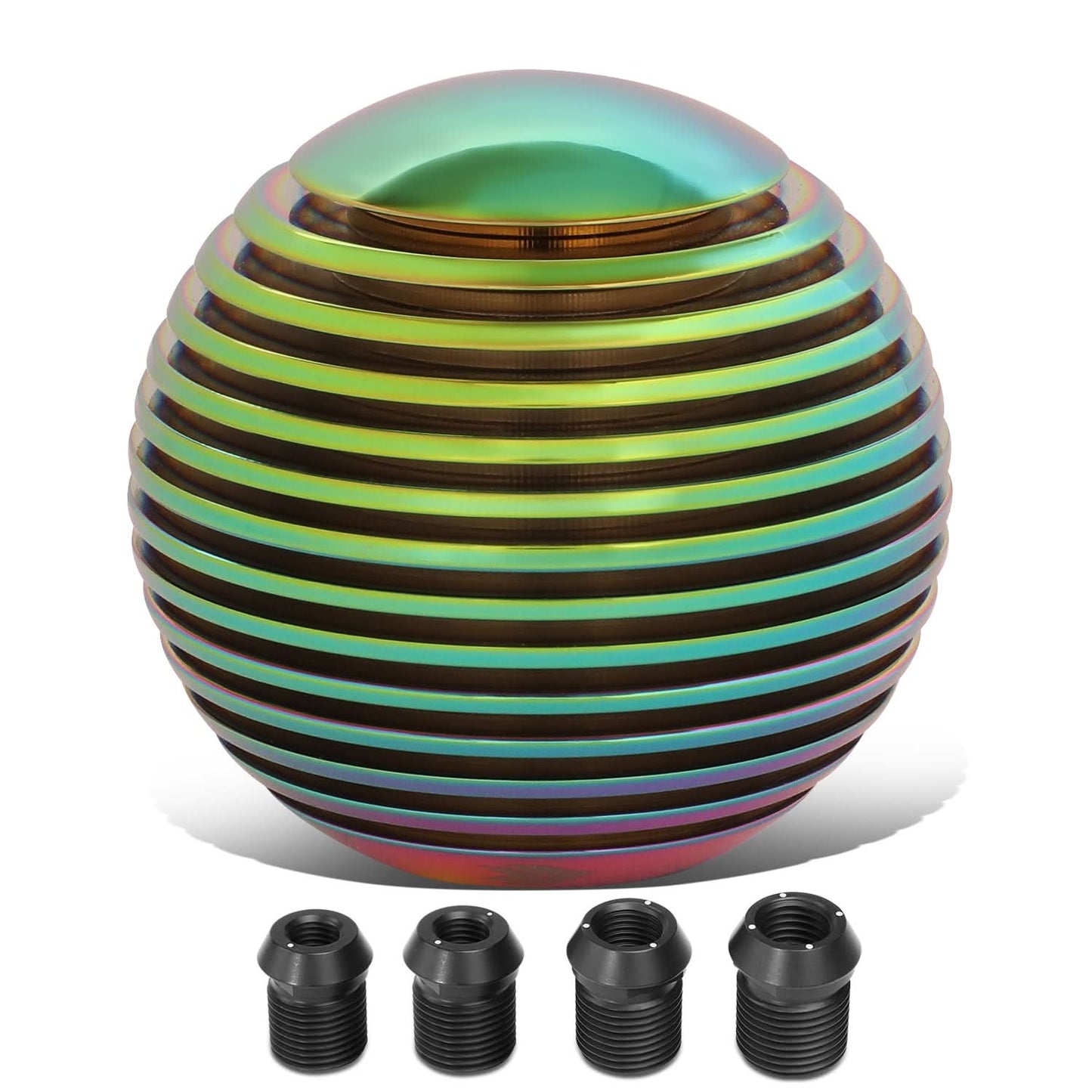 Heatsink Style Ball Shift Knob - 50MM - Neo Chrome