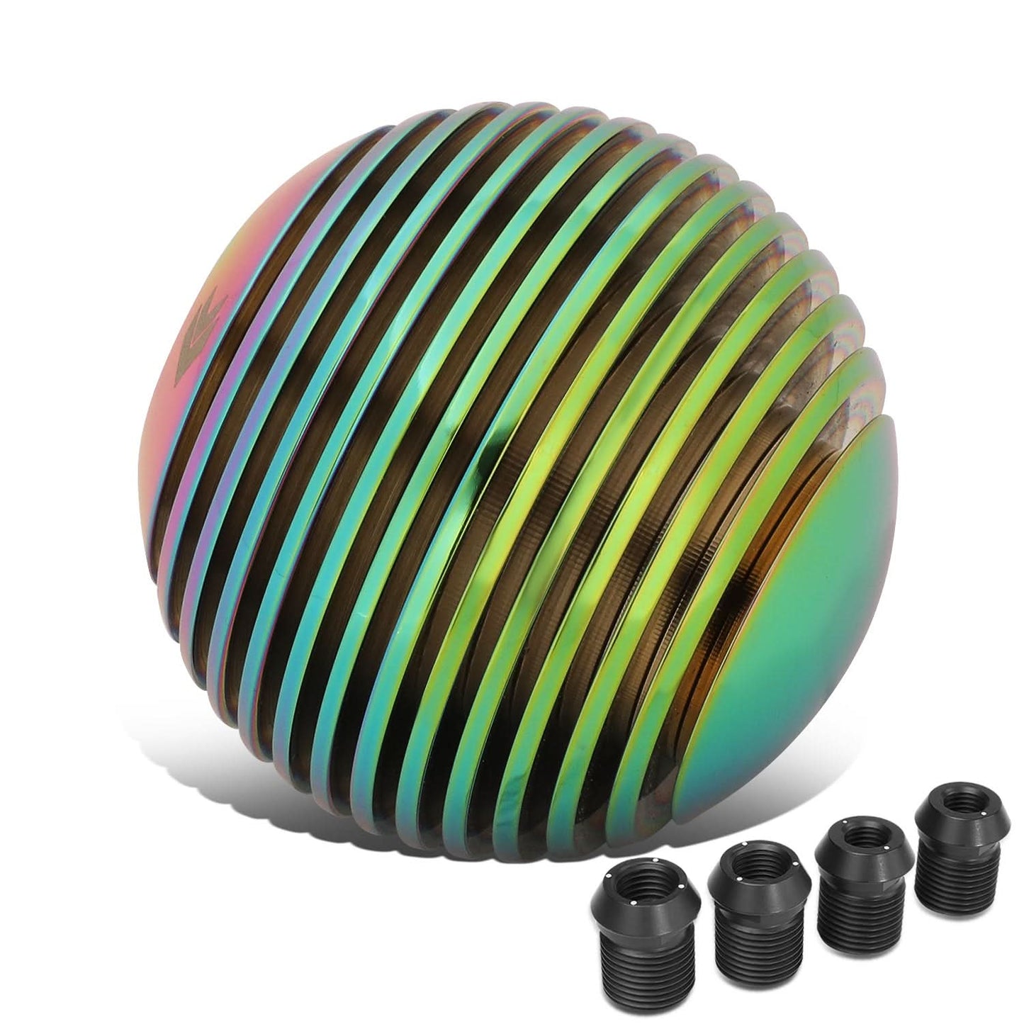 Heatsink Style Ball Shift Knob - 50MM - Neo Chrome