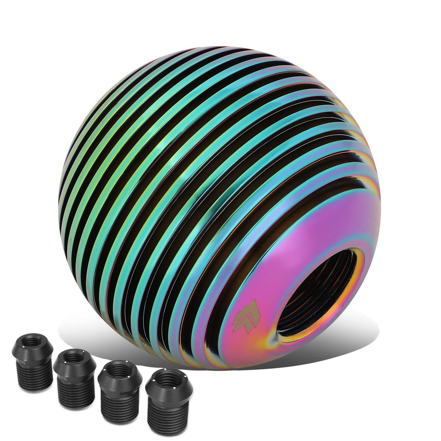 Heatsink Style Ball Shift Knob - 50MM - Neo Chrome