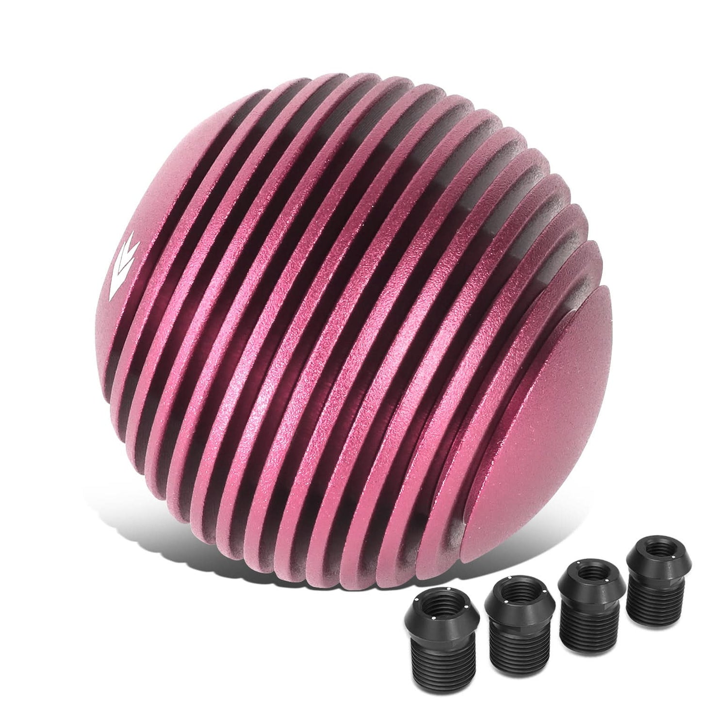 Universal Heatsink Style Ball Shift Knob 50MM Pink