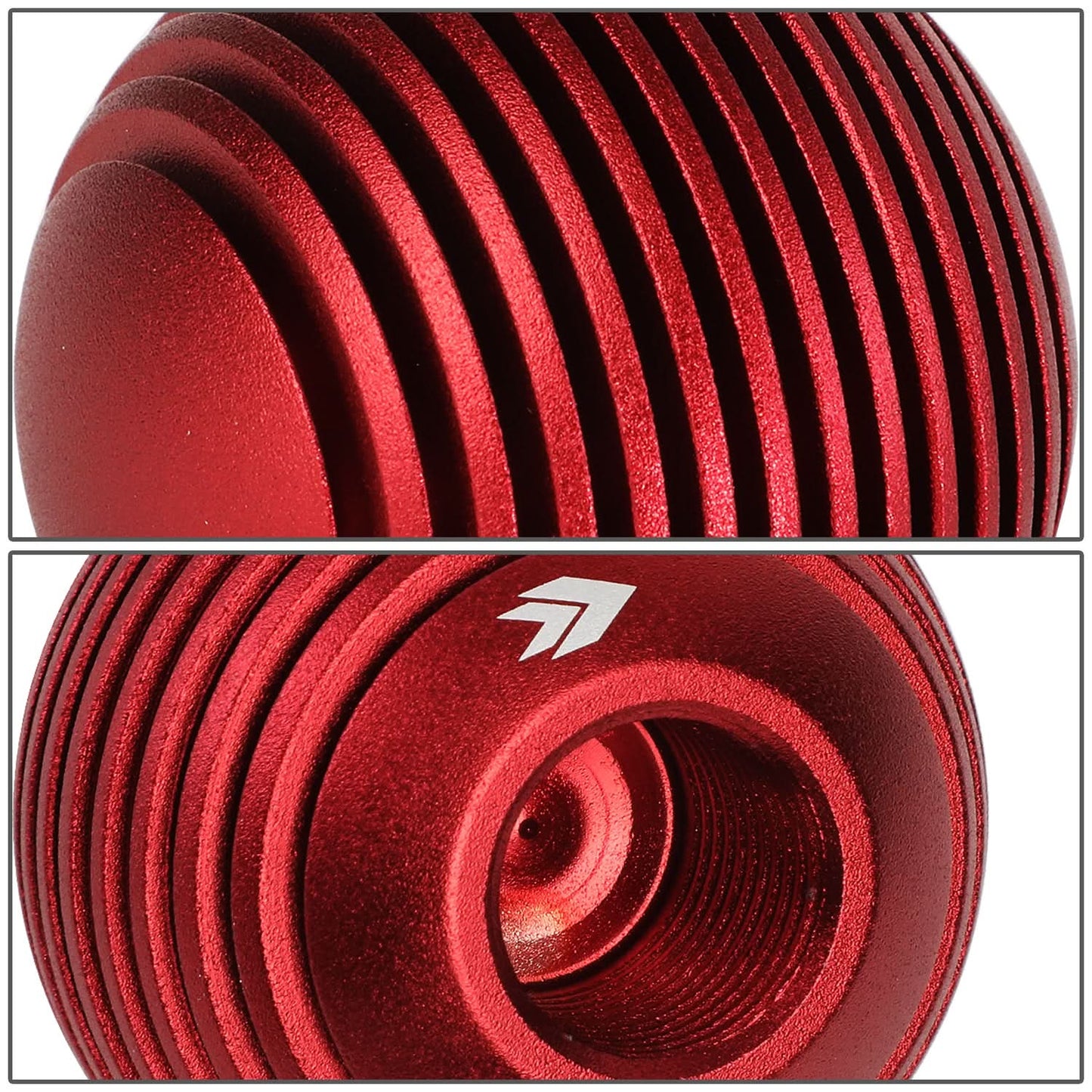 Heatsink Style 50MM Red Shift Knob