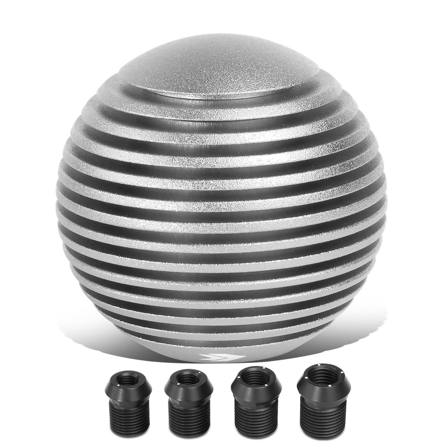 Heatsink Style Ball Shift Knob - 50MM - Silver