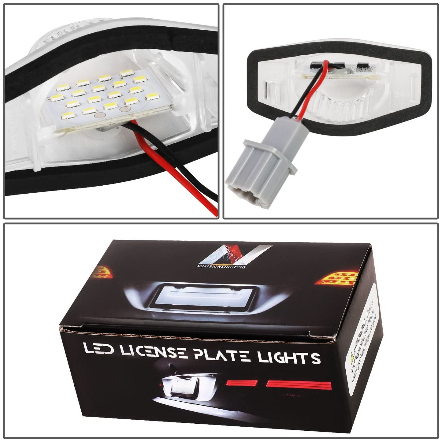 Multi-Year Honda LED License Plate Lamp - White