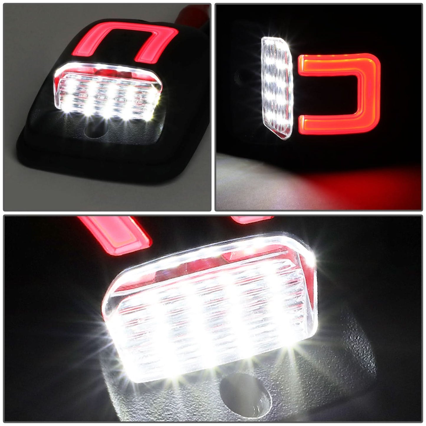 95-04 Toyota Tacoma / 92-98 T100 LED License Plate Lamp - White/Red
