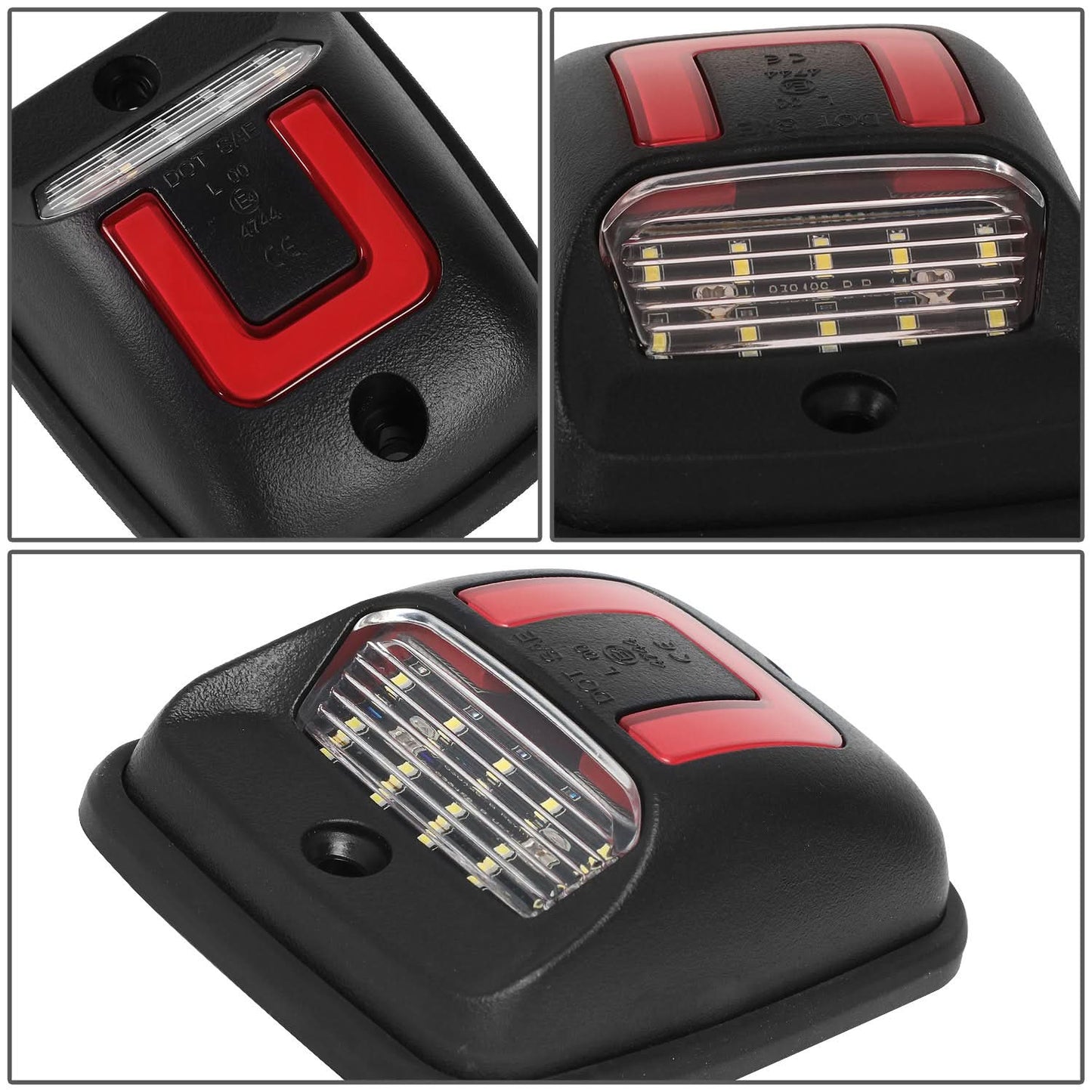 95-04 Toyota Tacoma / 92-98 T100 LED License Plate Lamp - White/Red