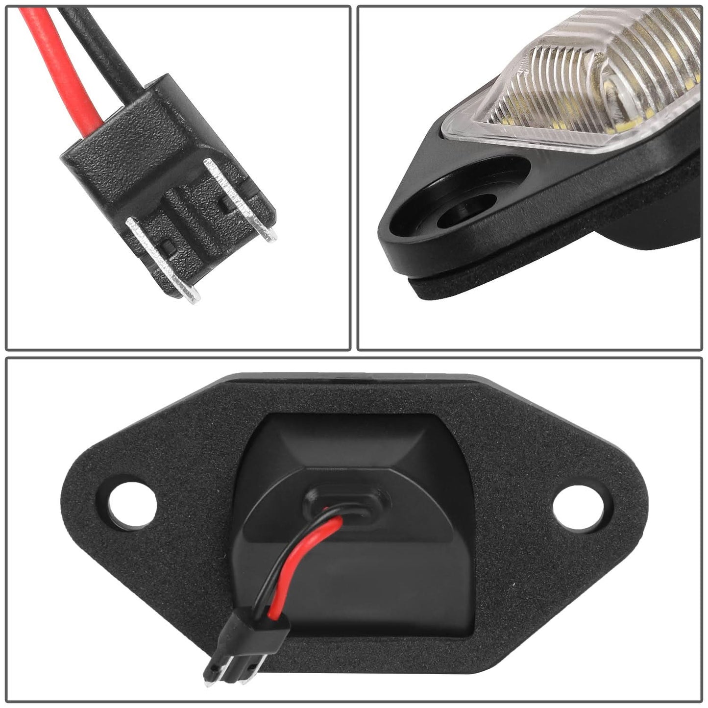 99-14 Ford E-150/E-250/E-350/E-450 White LED License Plate Lamp