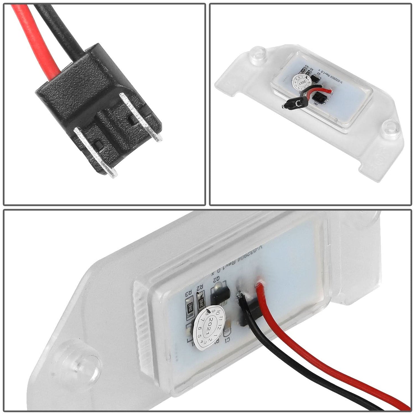 LED License Plate Lamp for Chrysler 300/Sebring Dodge Dart/Challenger/Avenger/Charger/Magnum - White