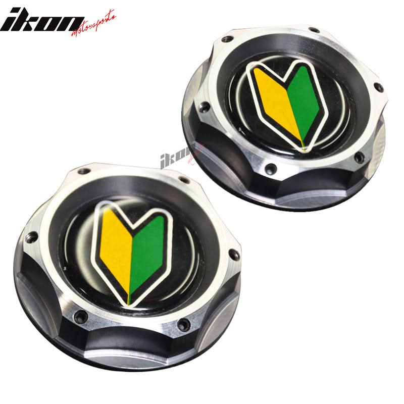 Fits Civic/Acura Gunmetal/Beginner Badge 2 Tone Engine Oil Filler Cap
