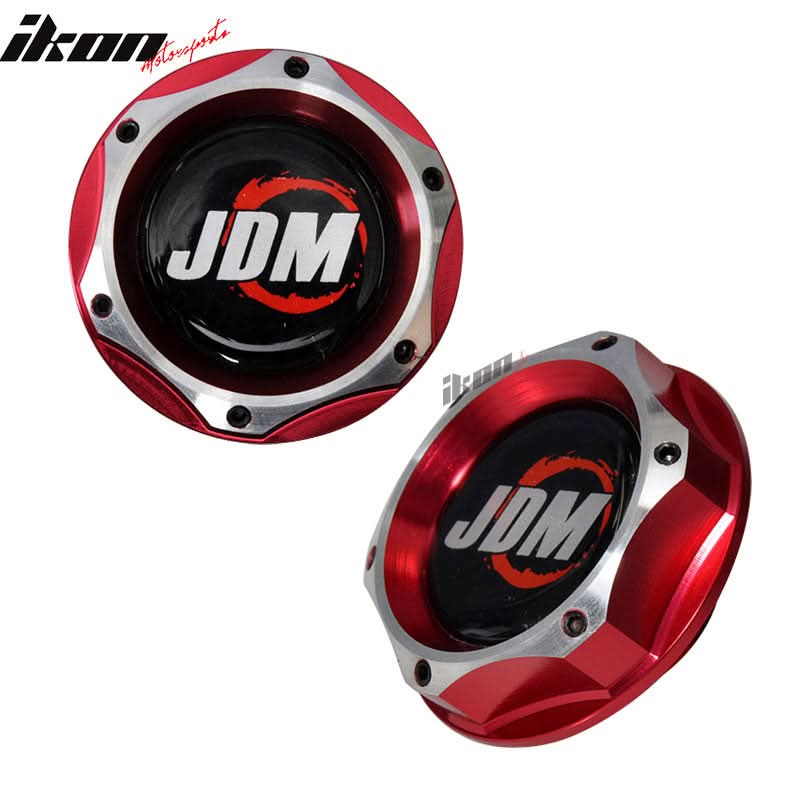 Acura Civic Engine Oil Filler Tank JDM Style Red Chrome Aluminum