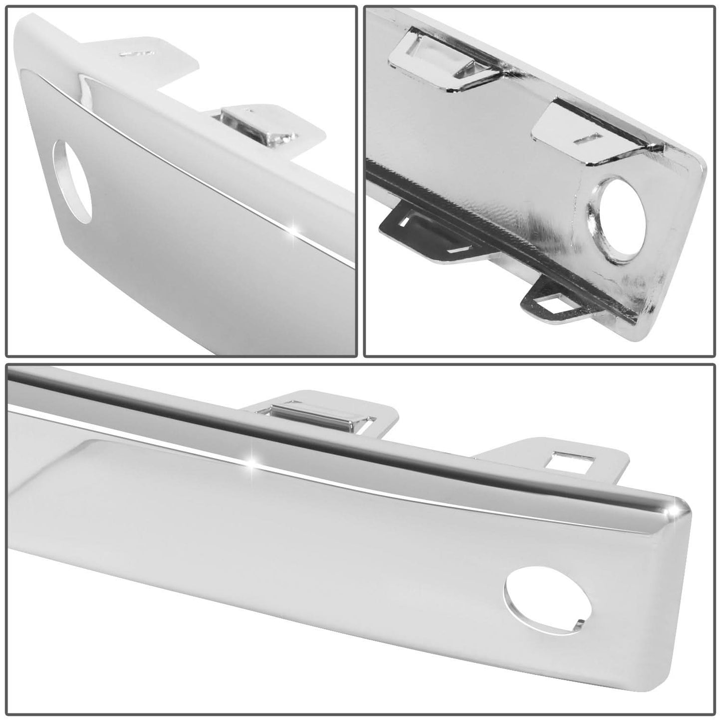 2005-2010 Jeep Cherokee Rear Bumper Molding Trim Chrome ABS