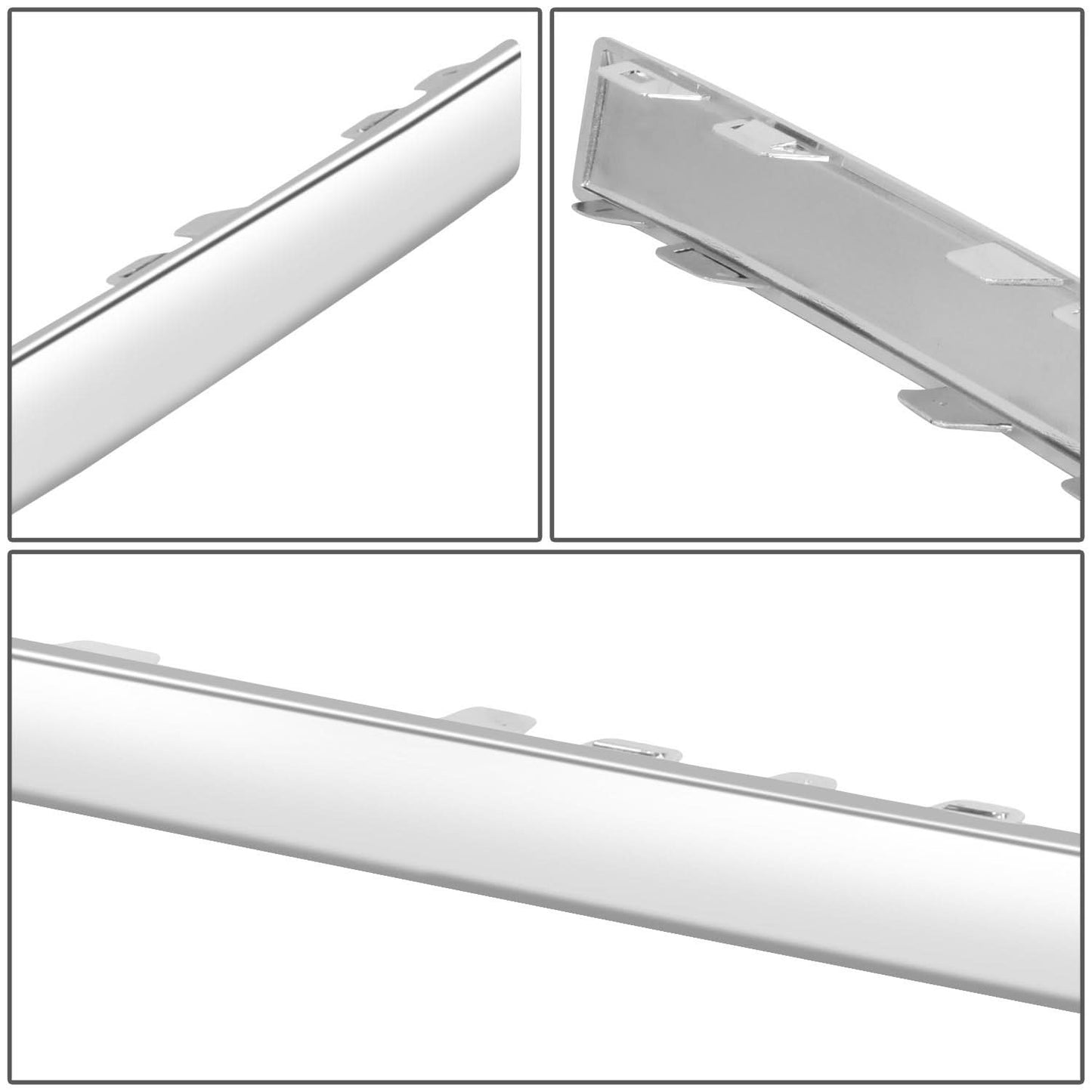 2005-2009 Jeep Cherokee Rear Bumper Molding Trim Chrome ABS