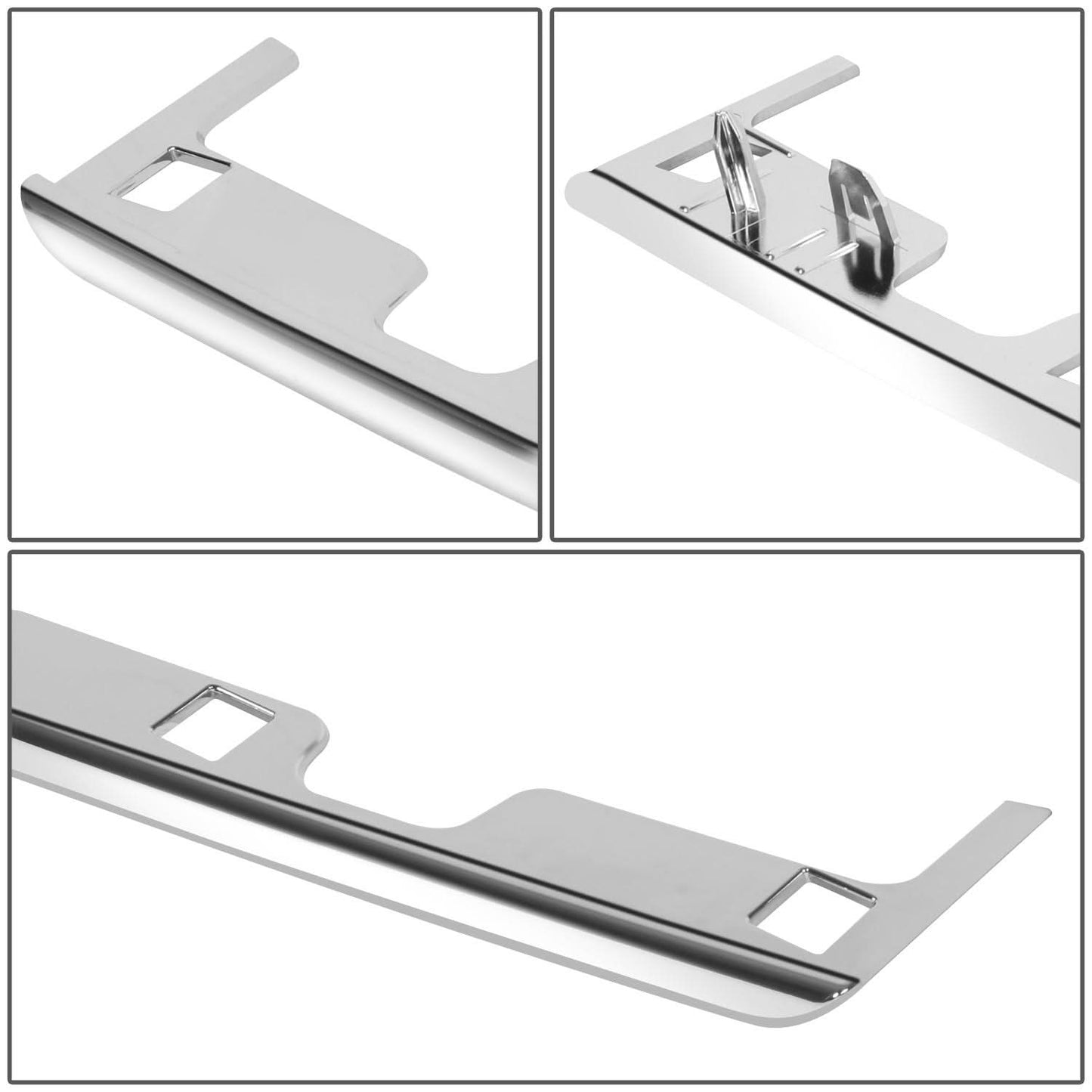 20-24 Ford Explorer Rear Bumper Molding Trim Satin Chrome ABS