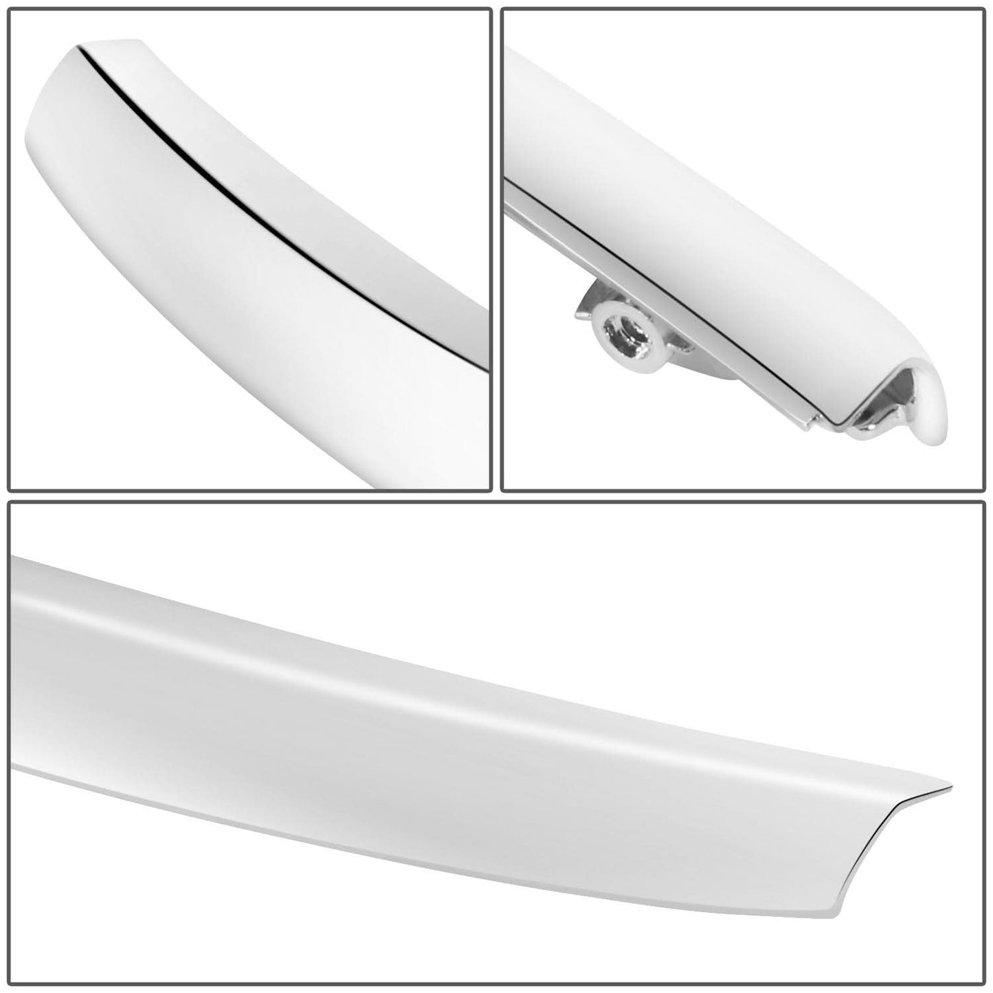 2011-2013 Toyota Highlander Front Bumper Molding Trim Chrome ABS