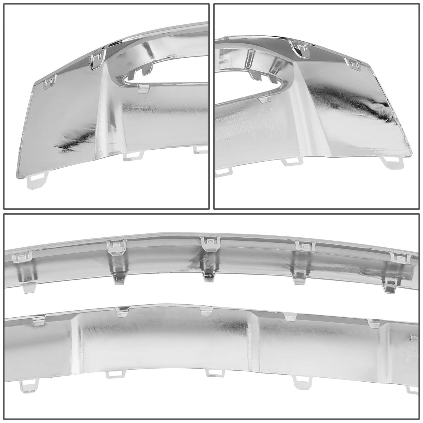 2016-2017 Mercedes W166 Front Bumper Lower Trim Cover Chrome