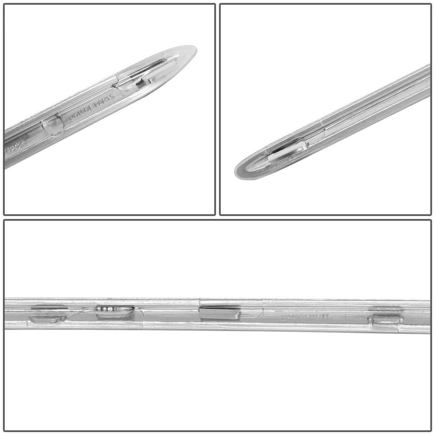 2017-2018 Mercedes-Benz E-Class Front Grille Upper Trim Right Chrome