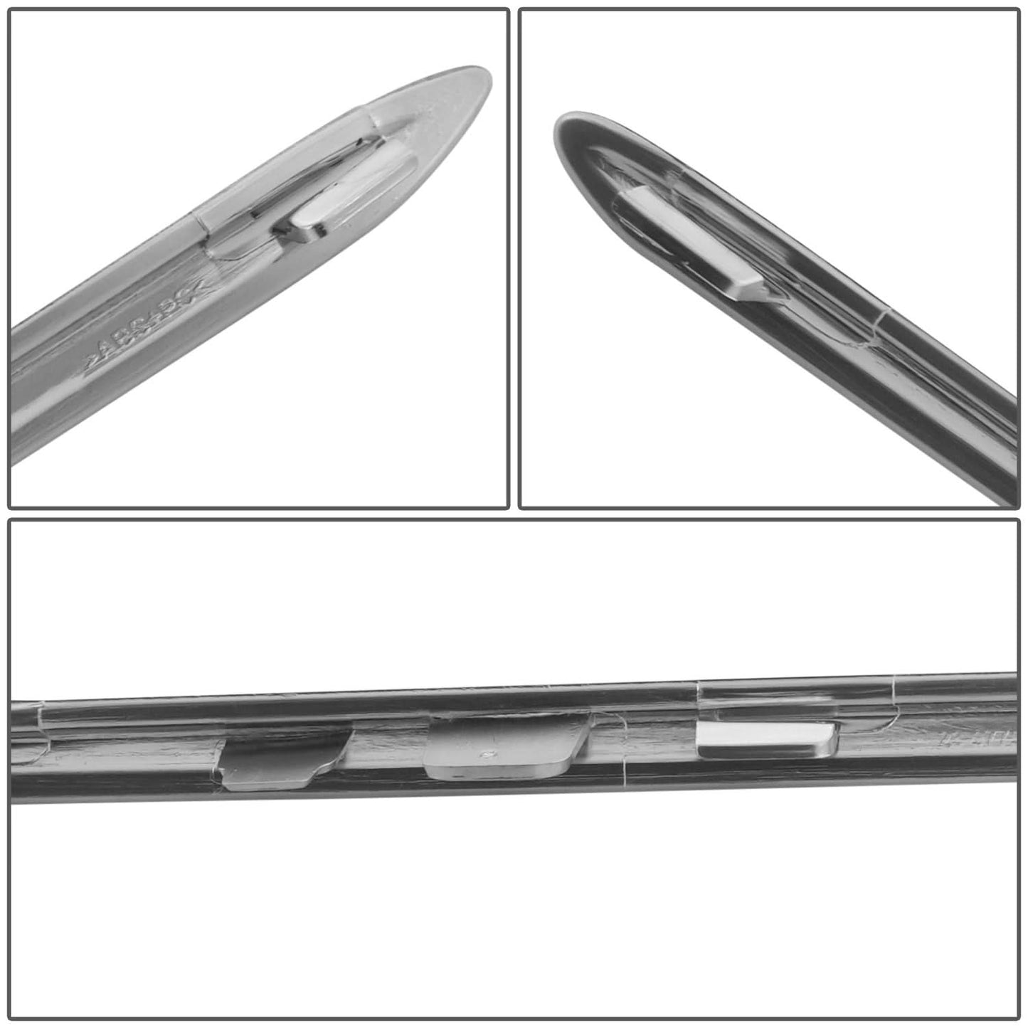2016+ Mercedes-Benz E-Class Sedan Front Grille Lower Trim RH Chrome