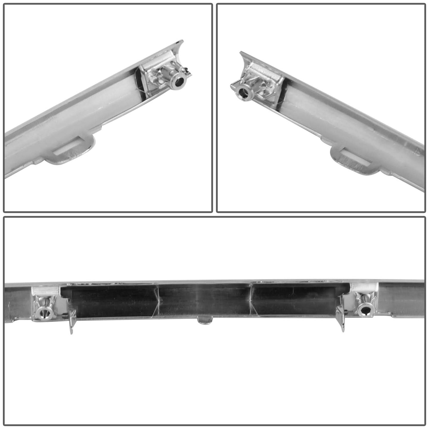 2011+ Mitsubishi Outlander Sport Chrome Front Bumper Grille Trim