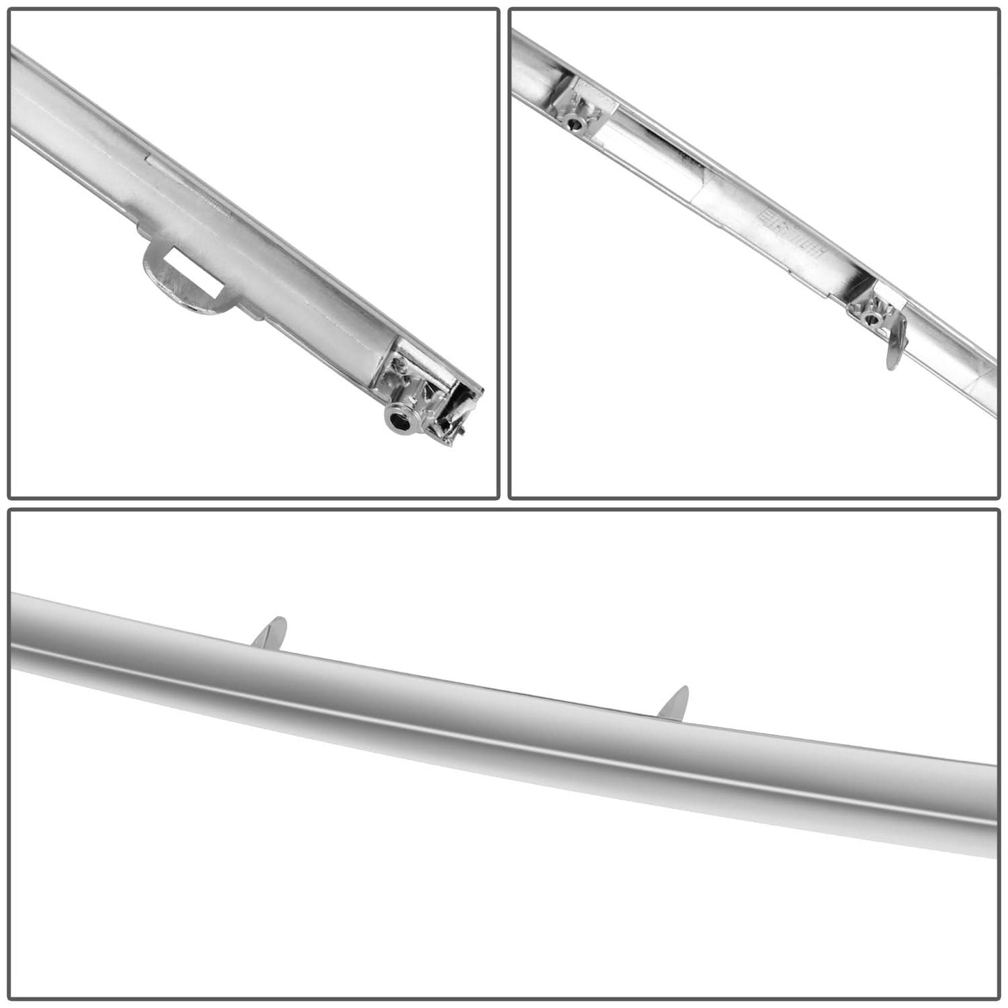 2011+ Mitsubishi Outlander Sport Chrome Front Bumper Grille Trim