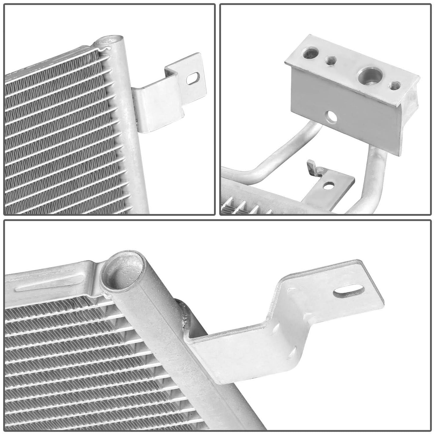 2007-2011 Jeep Wrangler AC Condenser - Manual Transmission - Aluminum
