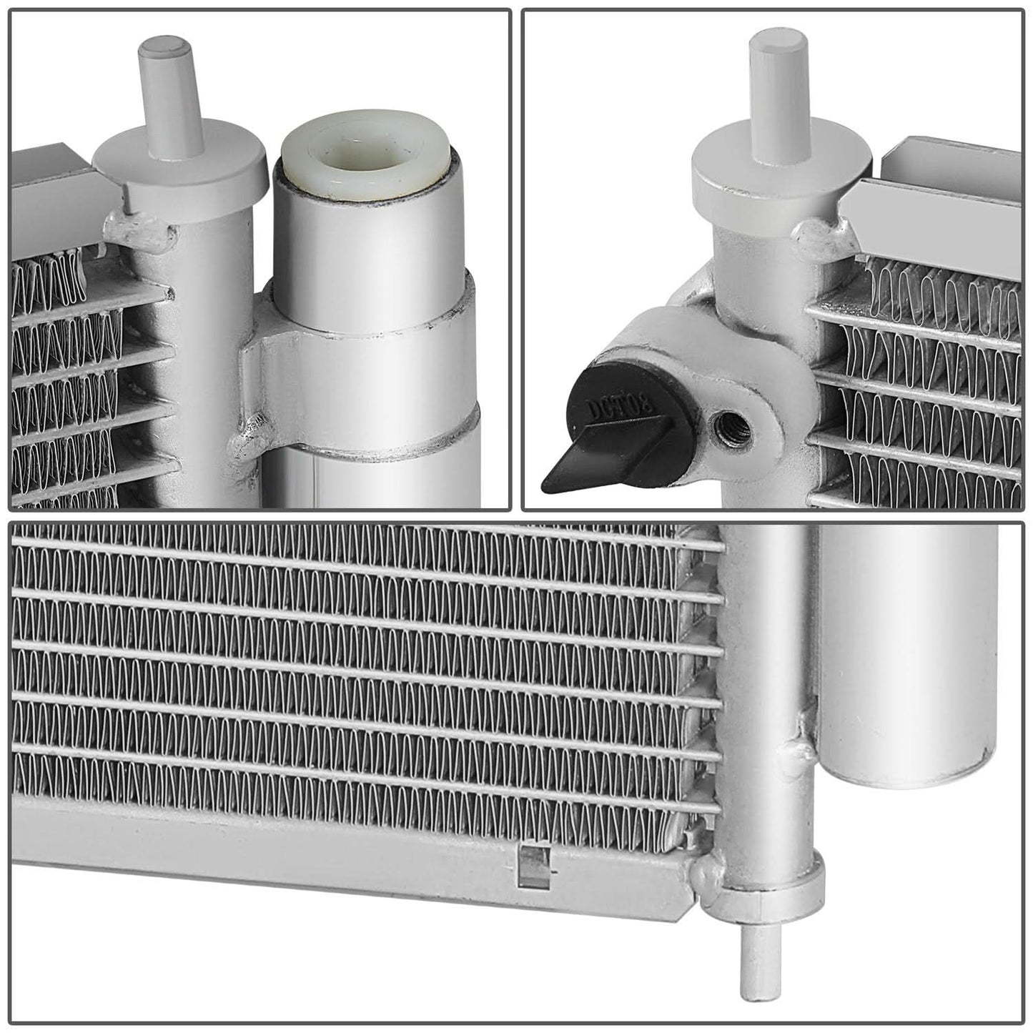 2007-2008 Honda Fit AC Condenser Aluminum