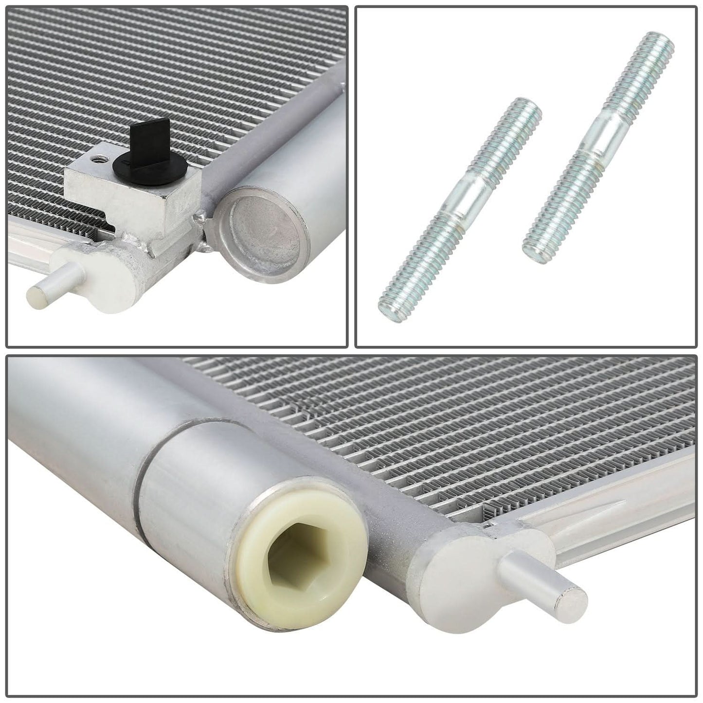 2014-2017 Honda Accord Hybrid AC Condenser Aluminum