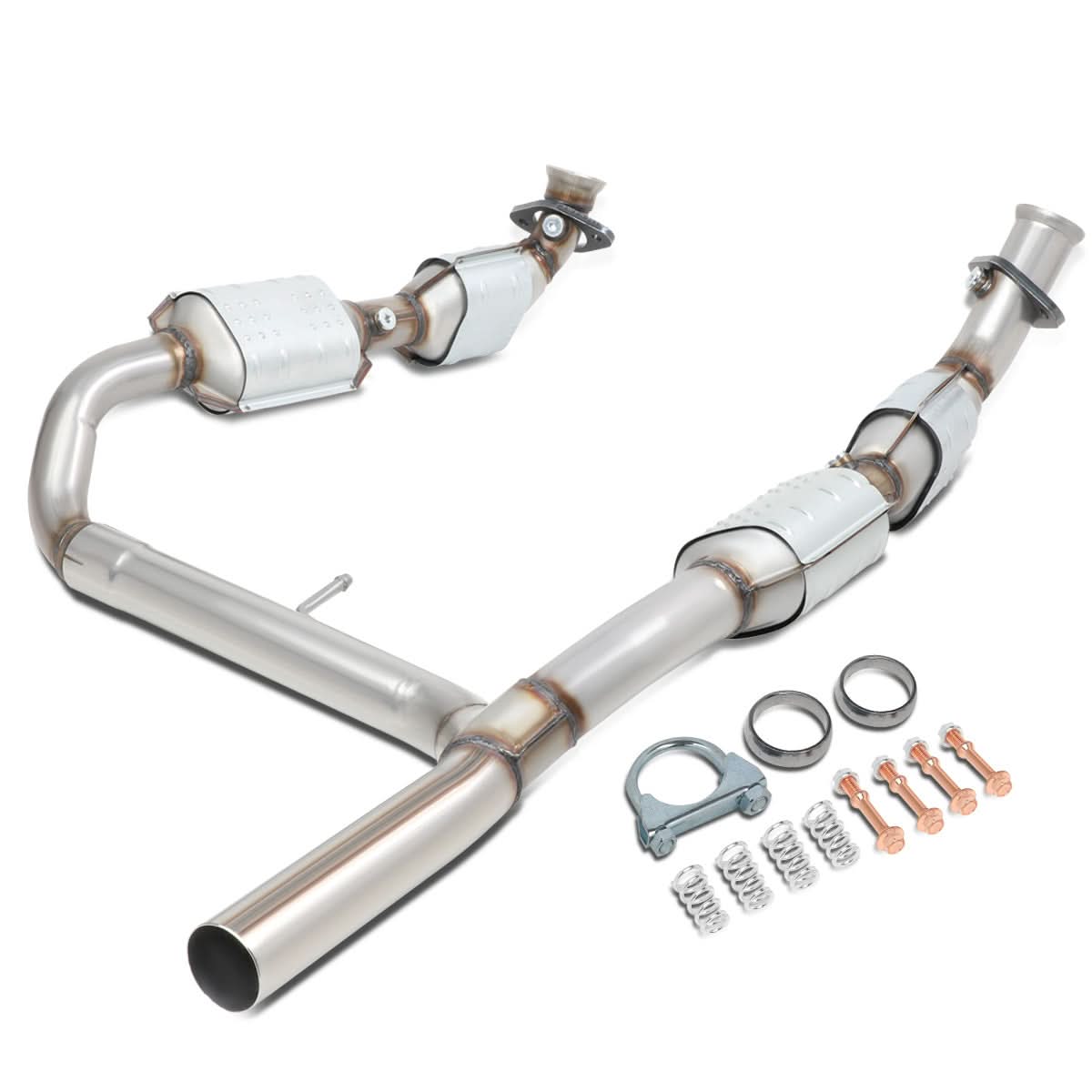 04-06 Ford F-150 / 06 Lincoln Mark LT 5.4L Y-Pipe Catalytic Converter