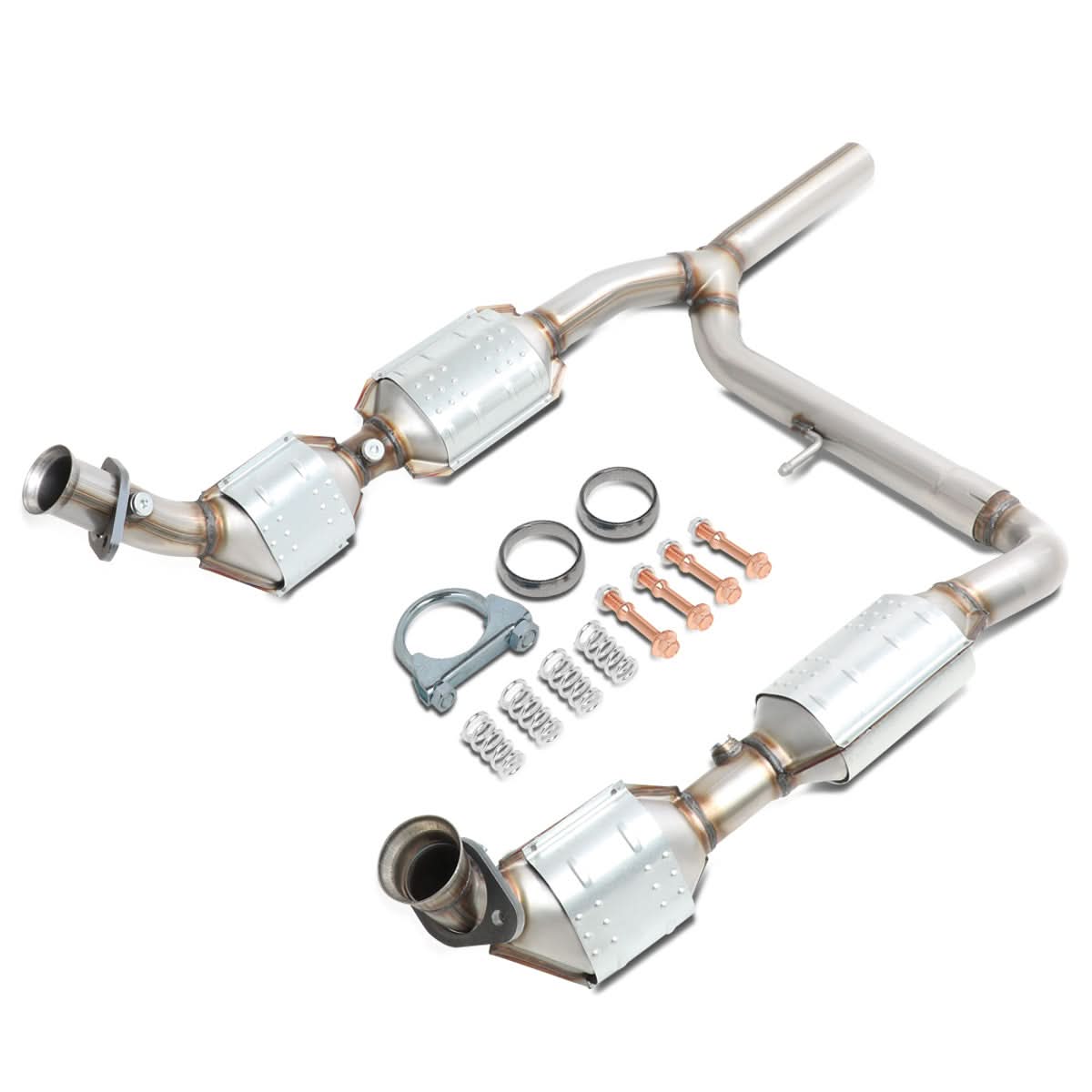 04-06 Ford F-150 / 06 Lincoln Mark LT 5.4L Y-Pipe Catalytic Converter