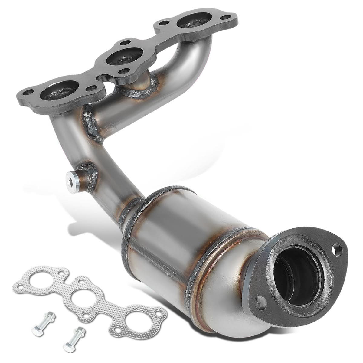 04-07 Toyota Highlander Left Catalytic Converter AWD 3.3L V6